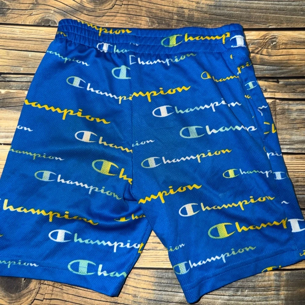 Champion‎ Kids Vibrant Blue Logo Shorts